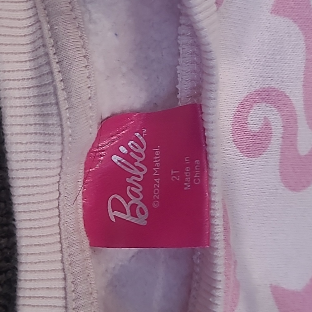 Barbie Pink Star Sweatshirt - Picture 2 of 2